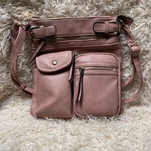 Women’s Blush Pink Crossbody Bag